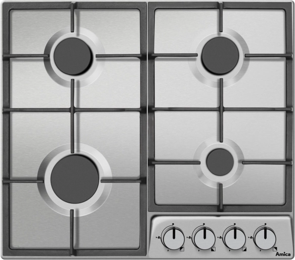 Gas-Kochfeld aus Edelstahl AMICA 60 cm ExtraSpace