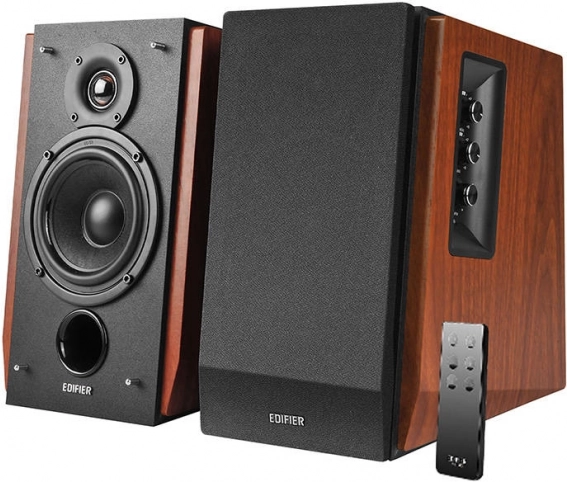 Edifier R1700BT Bluetooth boekenplankspeakers 2.0 (bruin)