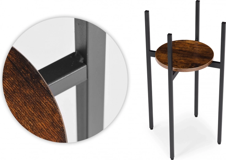 Stabile Metallkonstruktion mit industriellem Look