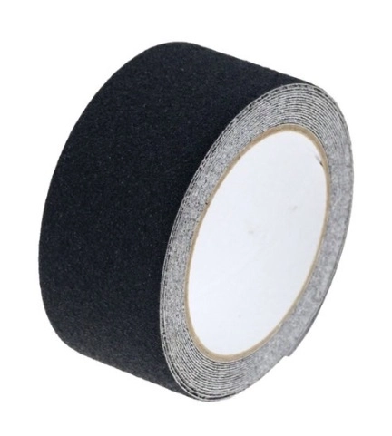 Antisliptape 2,5 cm x 5 m zwart-geel – Zwart