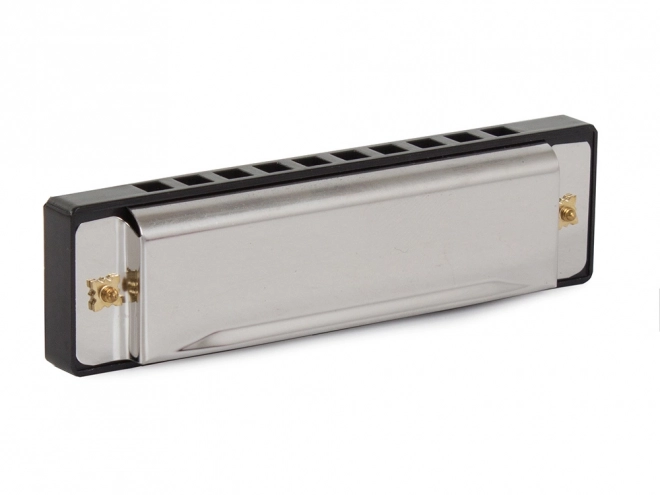 Metallmundharmonika C-Dur mit Etui
