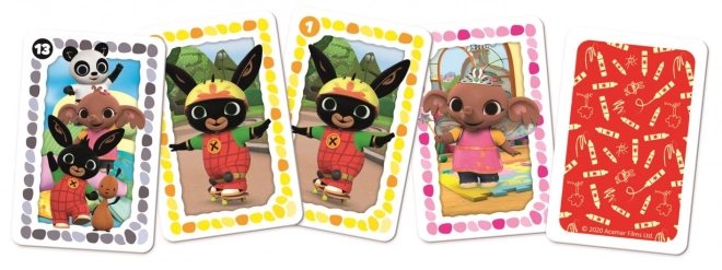 Kinder kaartspel Zwarte Piet met konijntje Bing