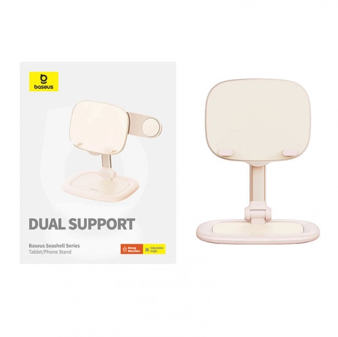 Standaard voor tablet en telefoon Baseus Seashell roze