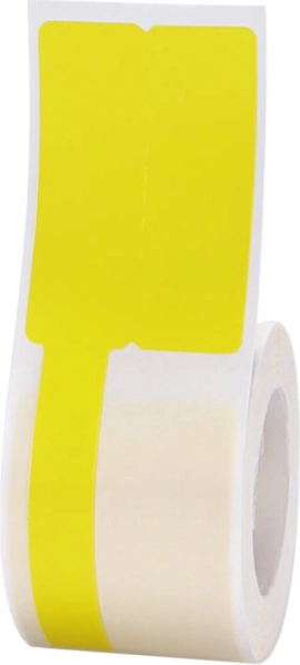 Thermal Stickers Niimbot 25x38+40, 100 pcs Yellow