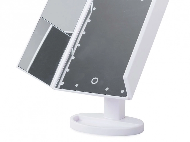 Kosmetikspiegel mit LED-Beleuchtung und Vergrößerung