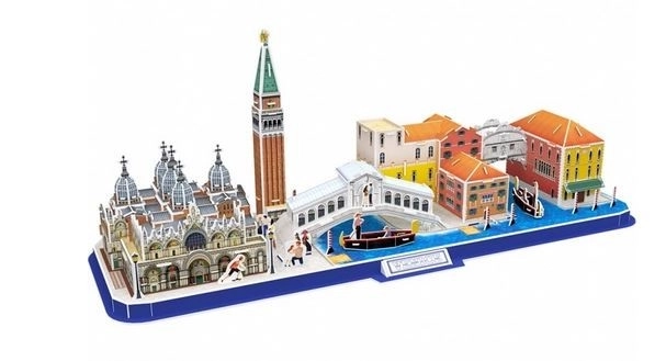 3D puzzel panorama Venetië - 126 stukjes