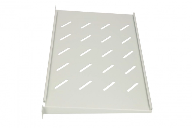 Stevige plank voor hangkasten 1U 300mm 19 inch grijs