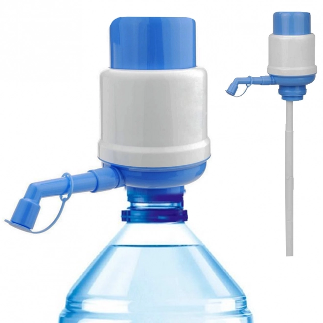 Manual water pump for bottles