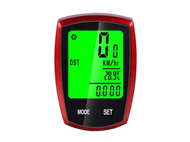 Draadloze waterdichte snelheidsmeter met LCD-scherm voor fiets