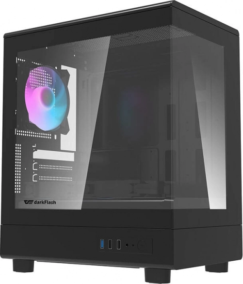 Computer Case darkFlash with 3 aRGB Fans (Black)