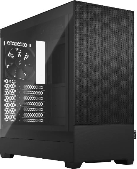 Fractal Pop Air Black Case with Tinted Glass