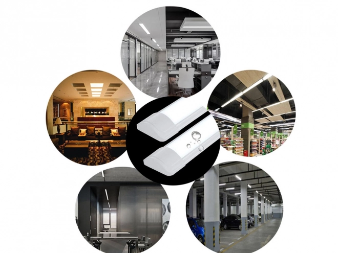 LED Surface Mount Lamp 60cm 18W Cold Light