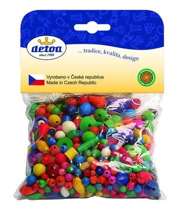 Mix van kleurrijke kralen Detoa 100g