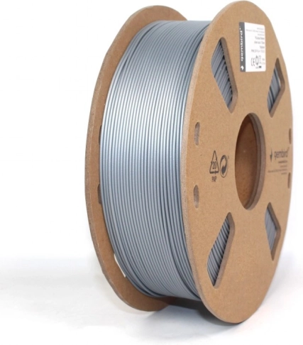 Silver filament for 3D printers PLA 1.75 mm