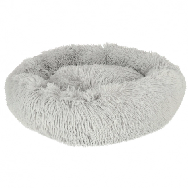 Pluche bedje voor hond en kat 60 cm lichtgrijs