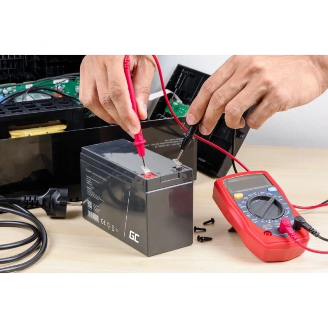 Onderhoudsvrije batterij AGM VRLA Green Cell AGM37 4V 4Ah (voor alarm, kassa, speelgoed)