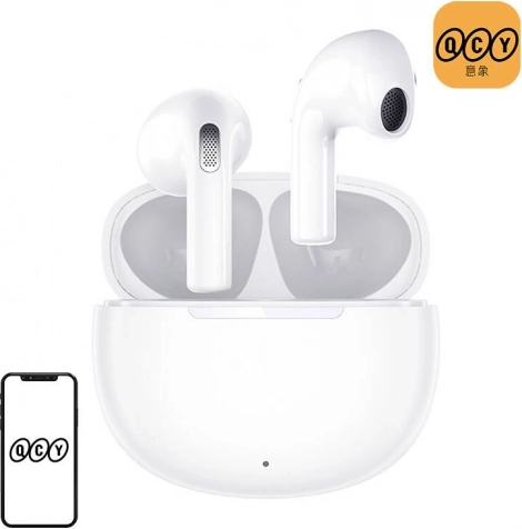 True Wireless Kopfhörer QCY T20 AilyPods Weiß