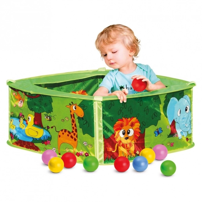 Bino Bubbelbad met groene ballen