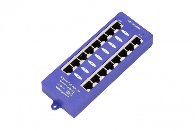 Extralink 8-poorts PoE-injector gigabit