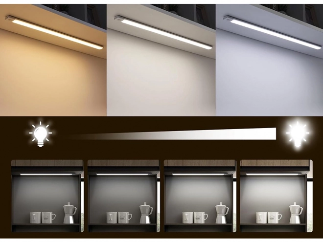 LED-Unterbauleuchte mit USB-Anschluss und Bewegungsmelder