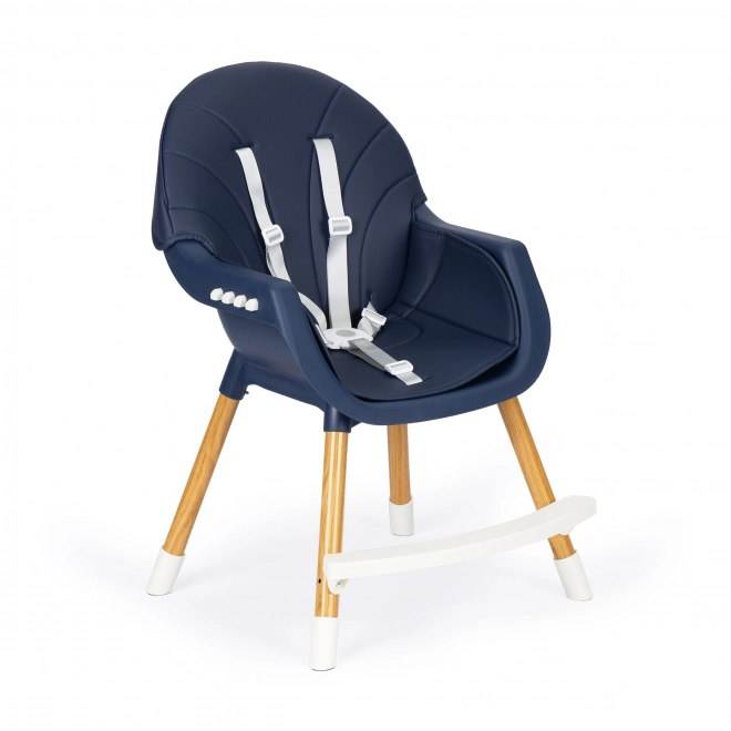 Ecotoys Eetstoeltje 2-in-1 blauw