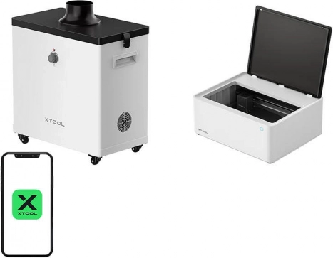 Graveur laser et plotter de découpe 2-en-1 xTool M1 10W – kit de base avec purificateur de fumée
