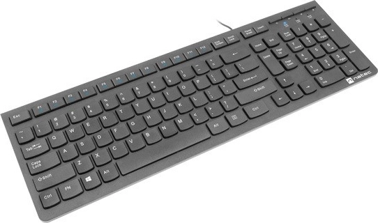 NATEC Discus 2 Slim schwarze Tastatur