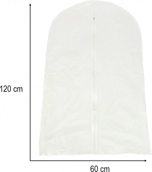 Kleidersack Transparent – 60 x 120 cm