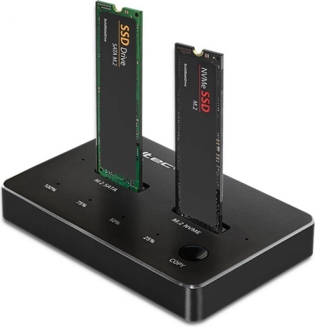 Dockingstation für SSD M.2 | NVMe | SATA | USB-C | Dual 2 x 2TB
