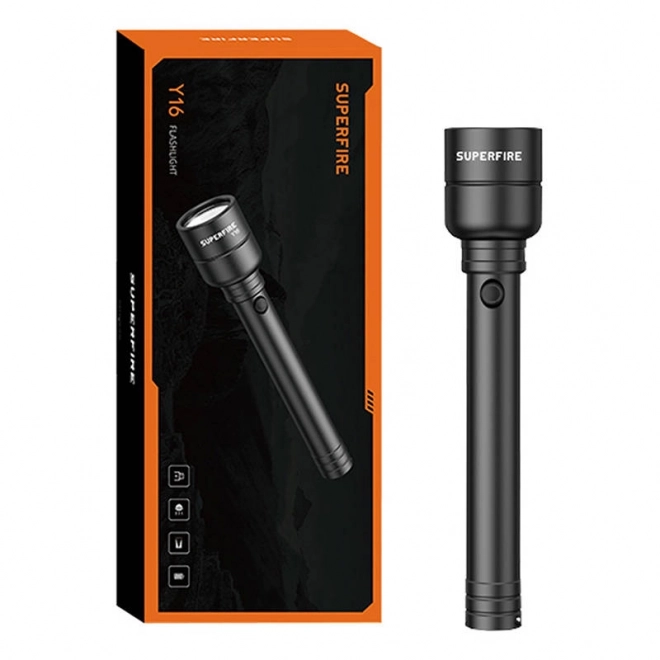 Zaklamp Superfire Y16, 1700lm, USB-C