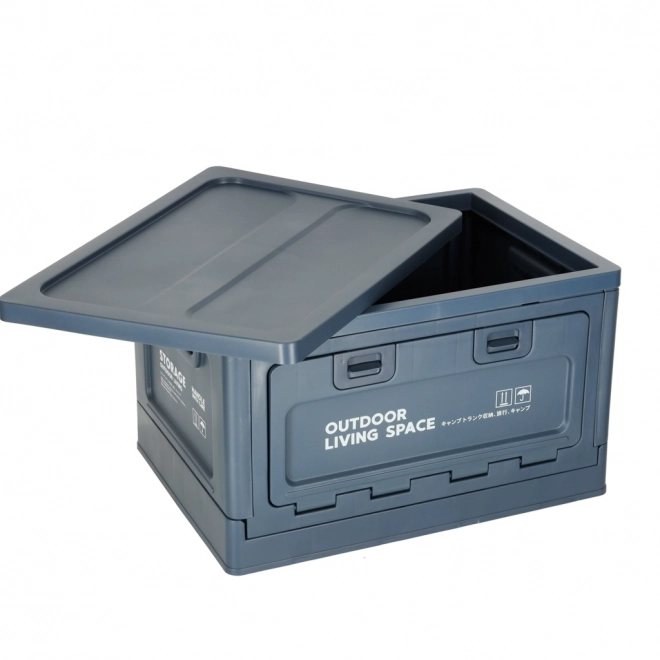 Campingdoos - opvouwbare doos 25l blauw