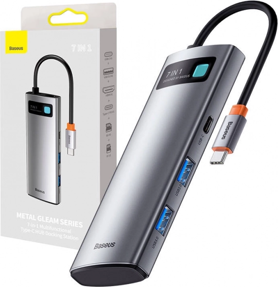 Baseus 7in1 USB-C adapter with HDMI and USB 3.0