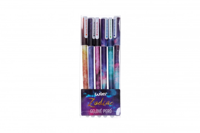 Gelpennen Zodiac set 6 stuks