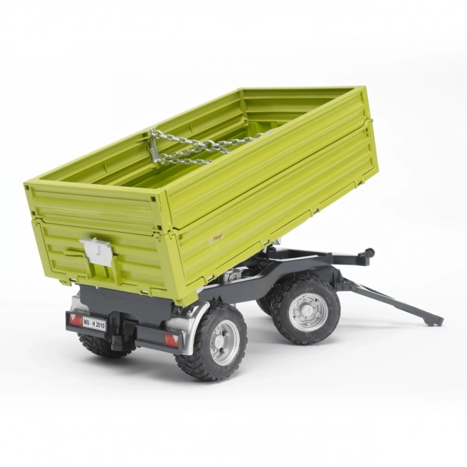 Bruder Kieptrailer FLIEGL groen, driezijdig