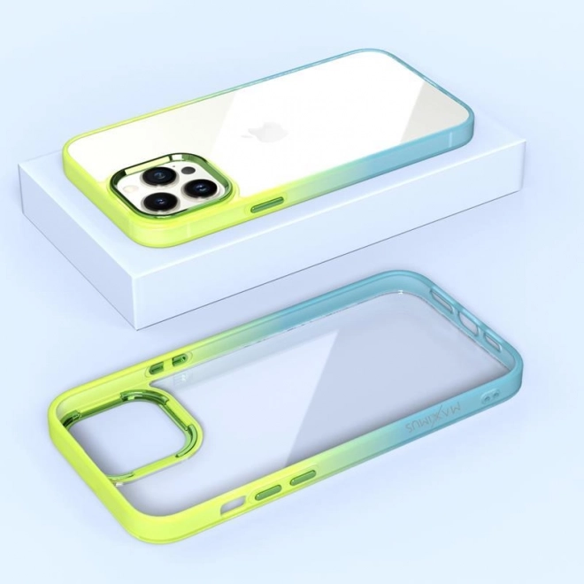 Coque de protection pour iPhone 14 Pro - vert-bleu