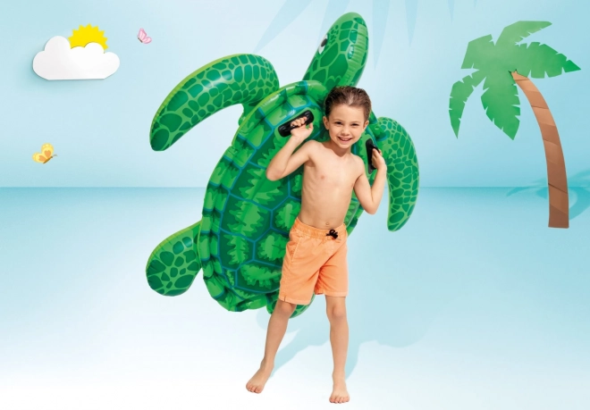 Opblaasbare schildpad met handgrepen - 150 x 127 cm