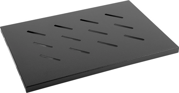 Shelf for 19" rack cabinets 1U, 450 mm, black