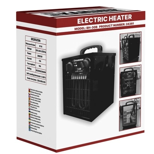 Elektrische ventilatorkachel Kaminer 24361