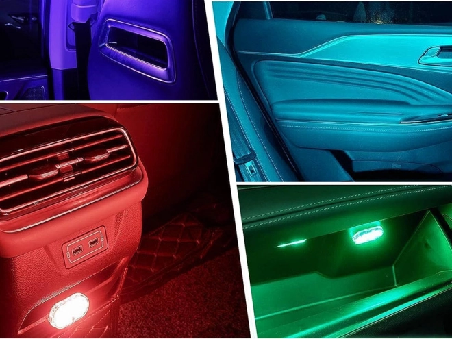 LED RGB car interior lighting - wireless accessory
