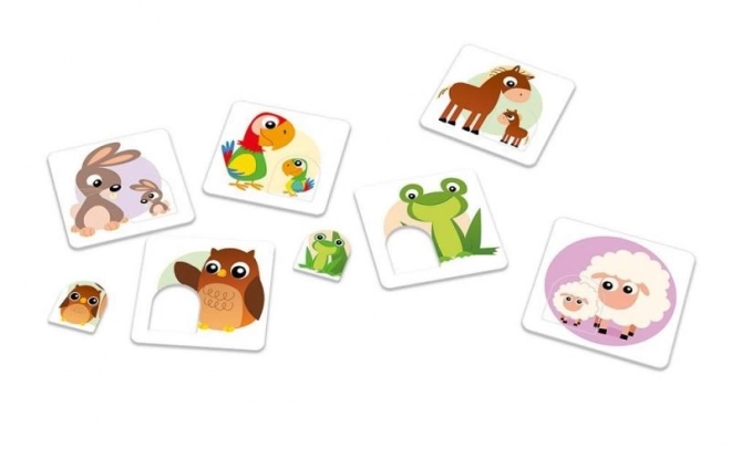 Kleine en grote dierenplaatjes