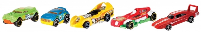 Hot Wheels collectie van vijf speelgoedauto's