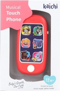 Kids' touch phone with lights and sounds