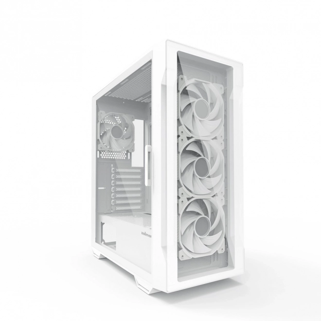 Witte behuizing Zalman I3 Neo TG Mid Tower RGB