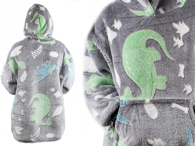Lichtgevende sweatshirt met dinosaurussen voor kinderen