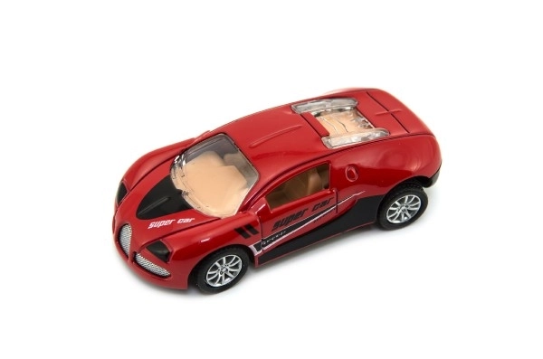 Sportwagen op terugtrekmotor