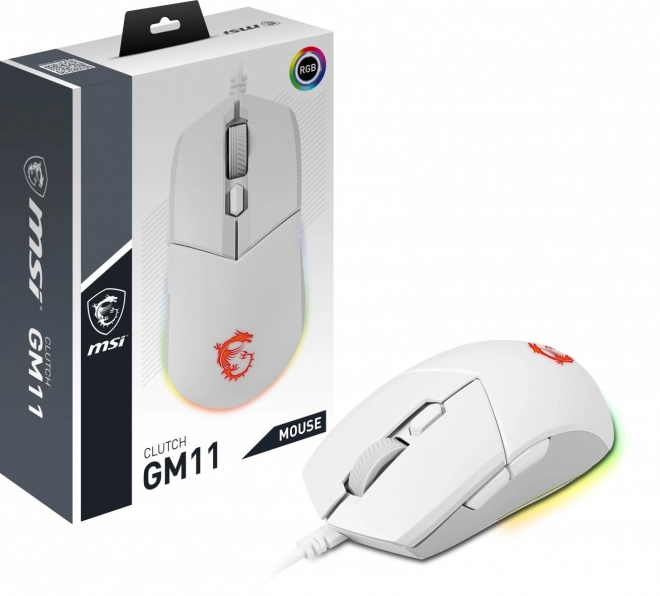 Gaming muis Clutch wit