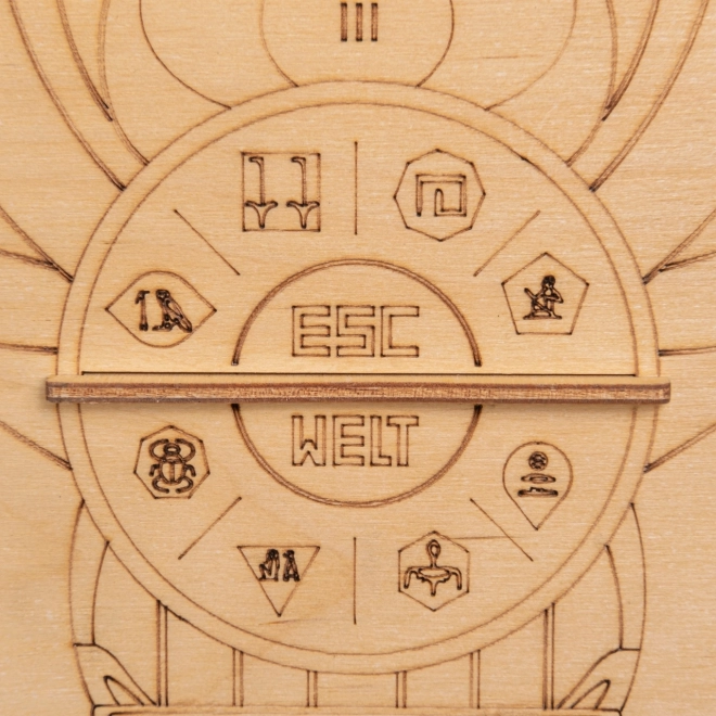 EscapeWelt Holz-Puzzle-Pyramide