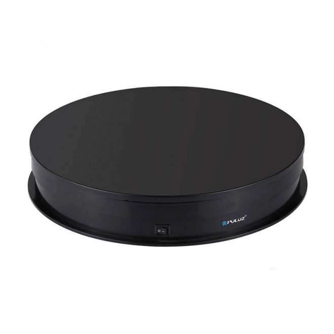Elektrischer Drehtisch Puluz mit Display 30 cm USB schwarz