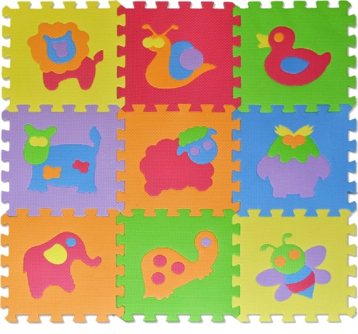 Foam animal puzzle 28 × 28 cm