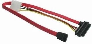 SATA data- en voedingskabel combo 0,35 m